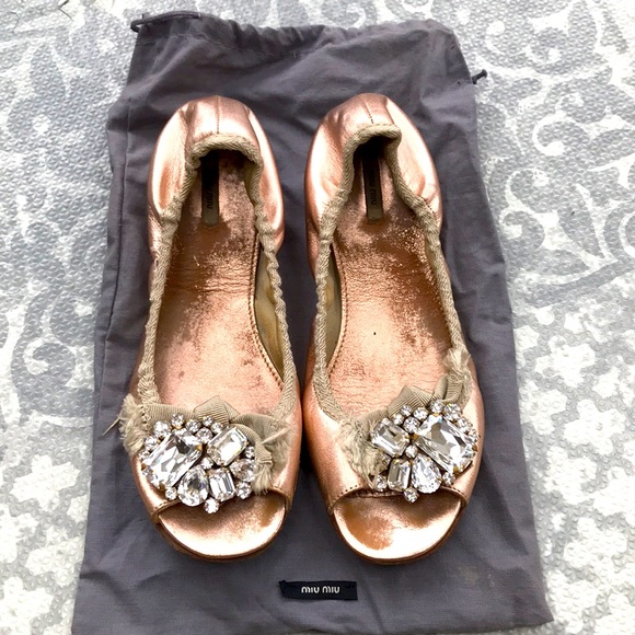 MIU MIU Ballet flats - Picture 1 of 6